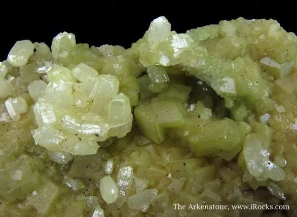 Mimetite on Smithsonite With Duftite - image 2