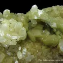 Mimetite on Smithsonite With Duftite - image 2