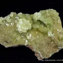 Mimetite on Smithsonite With Duftite - image 1