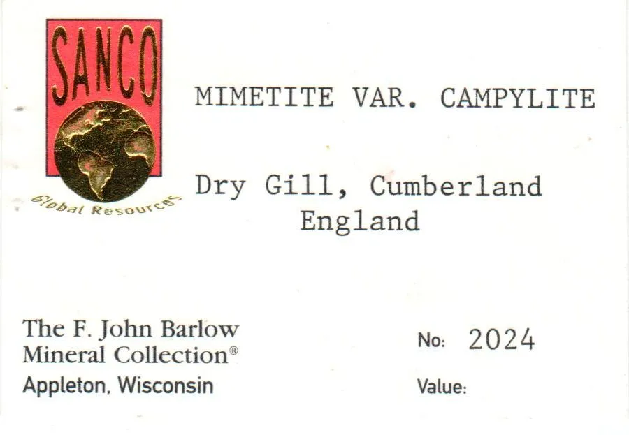 Mimetite var. Campylite - image 7