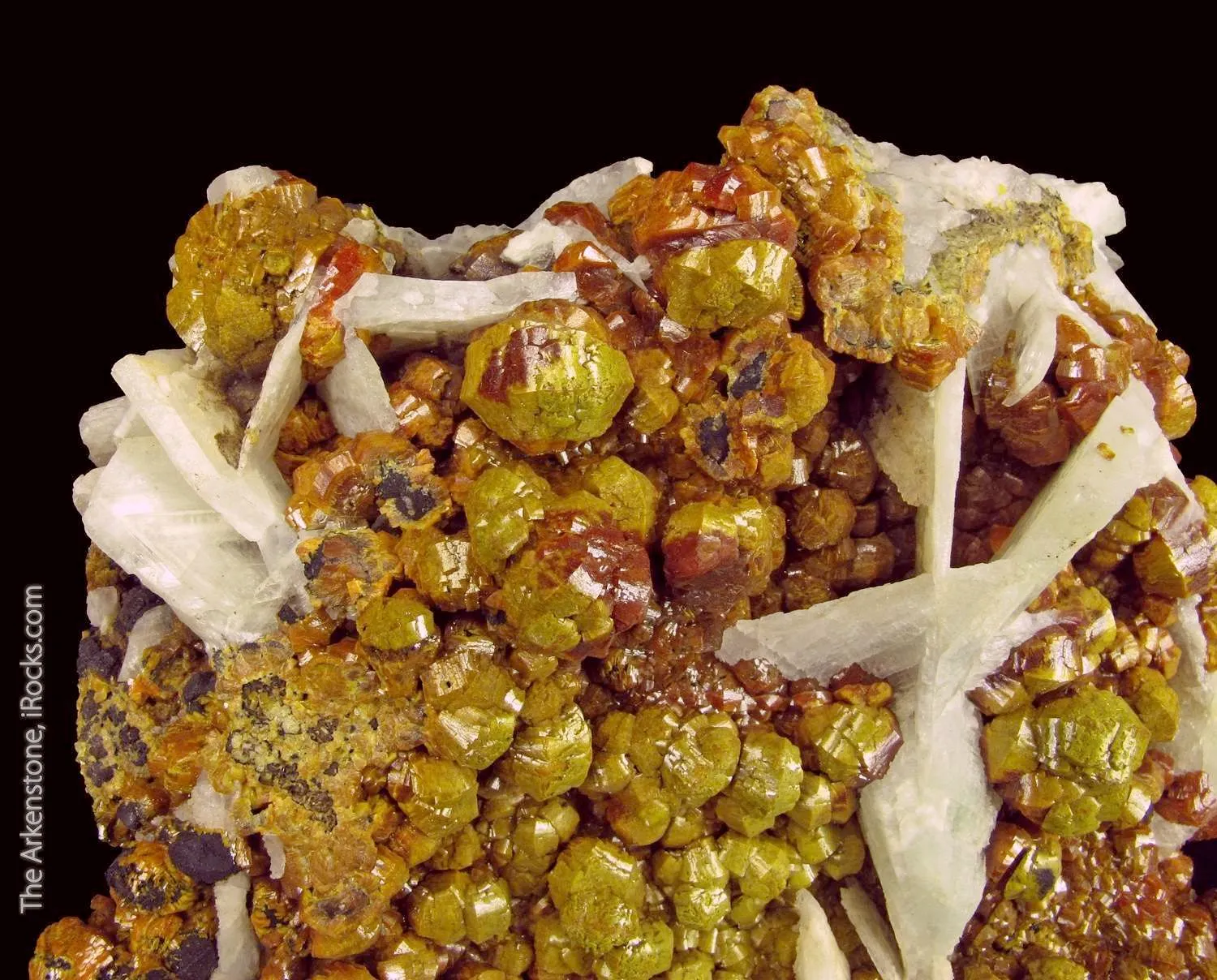 Mimetite var. Campylite, with Baryte - image 3