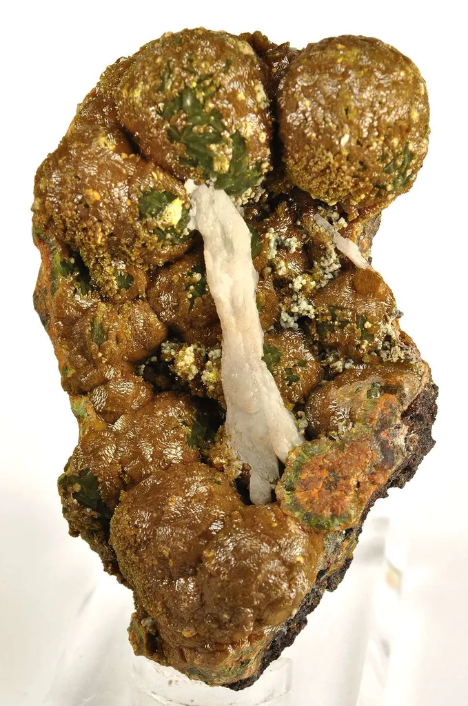 Mimetite Var. Campylite With Baryte image