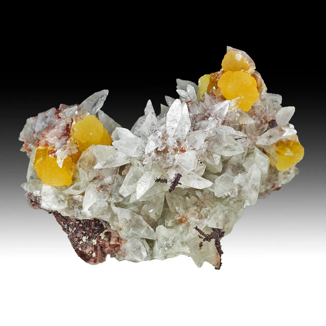 Mimetite with Calcite, Copper - image 1