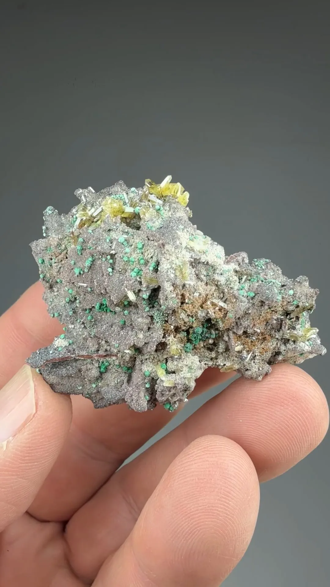 Mimetite with Malachite after Cuprite - image 2