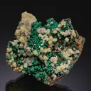 Mimetite with Malachite on Dolomite - image 1