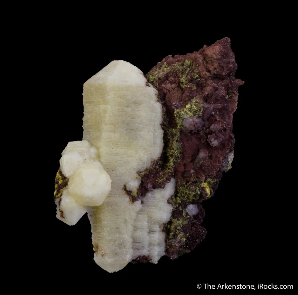 Mimetite with Tsumcorite (Type Locality) image