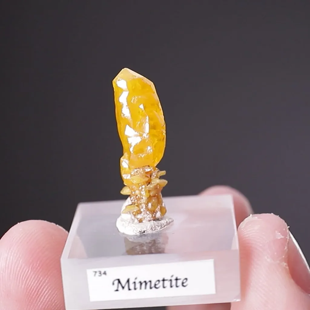 Mimetite with Wulfenite - image 2