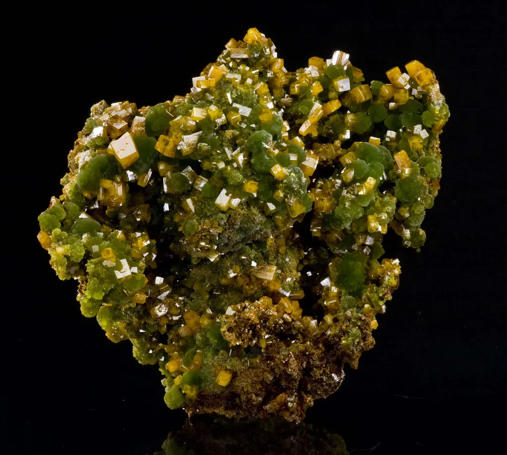 Mimetite With Wulfenite image