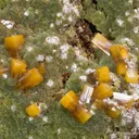 Mimetite With Wulfenite and Calcite - image 5