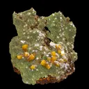 Mimetite With Wulfenite and Calcite - image 4
