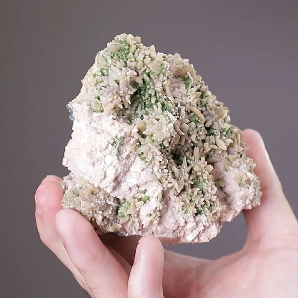 Mimetite with Wulfenite and Duftite on Dolomite - image 2