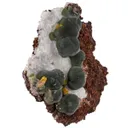 Mimetite With Wulfenite on Calcite - image 4