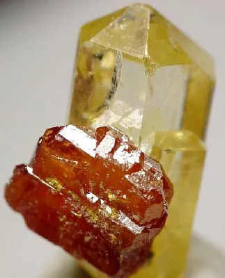 Mimetite, Wulfenite image