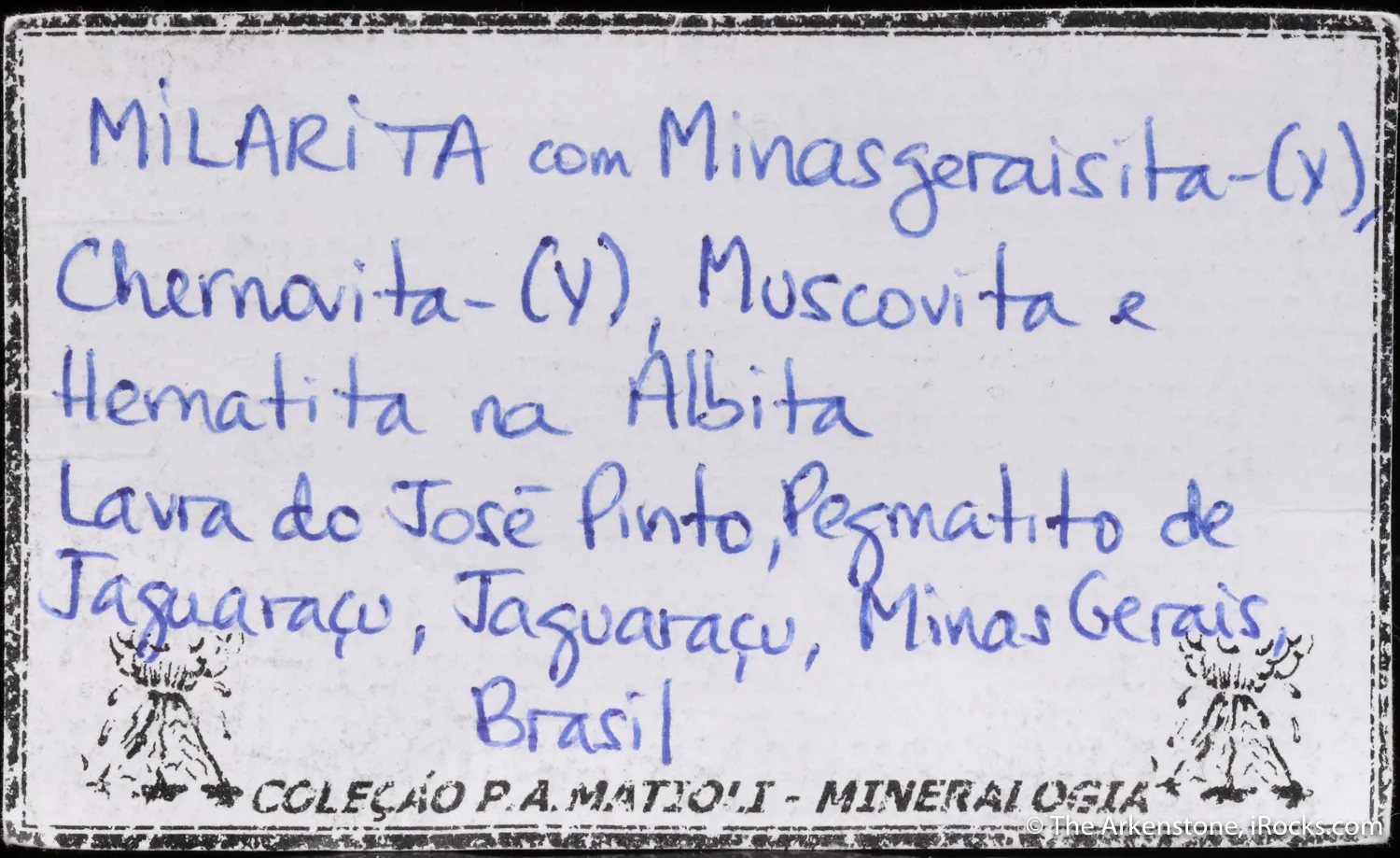 Minasgeraisite-(Y) (type locality) with Chernovite-(Y) & Milarite - image 5