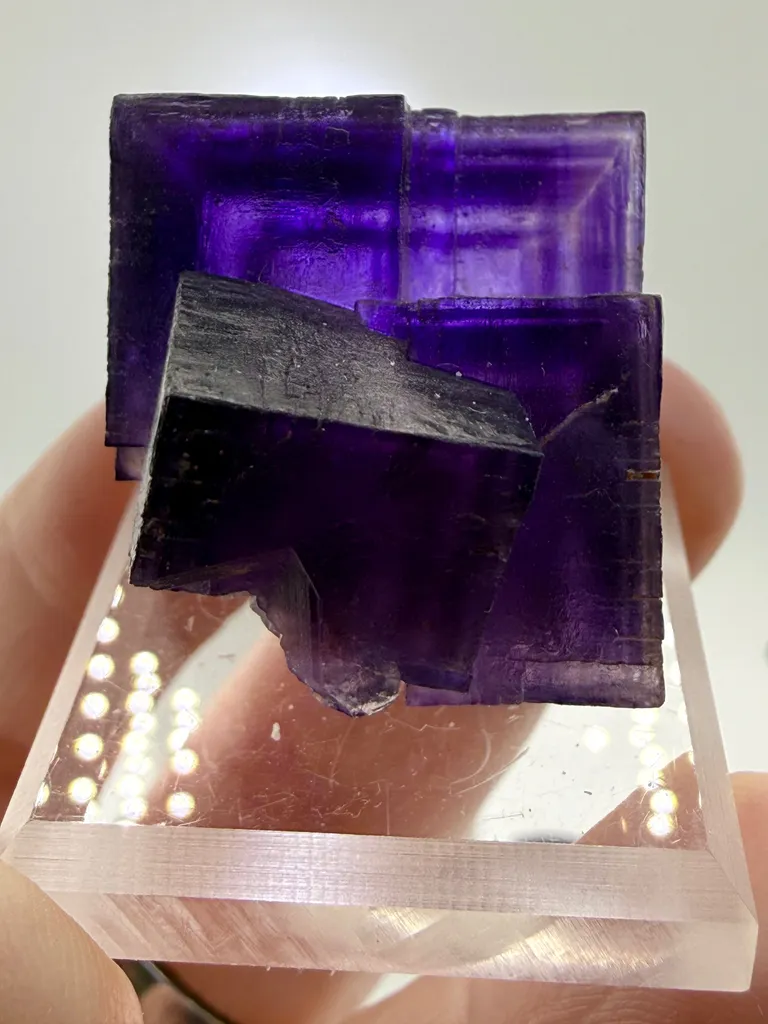 Miniature Fluorite from Hastie's Quarry - image 2