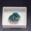 MINRECORDITE with Dioptase and Calcite - image 1