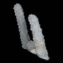 MM Quartz Sparkling Twin Stalactites Geode Natural Mineral Specimen - image 2