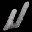 MM Quartz Sparkling Twin Stalactites Geode Natural Mineral Specimen - image 5
