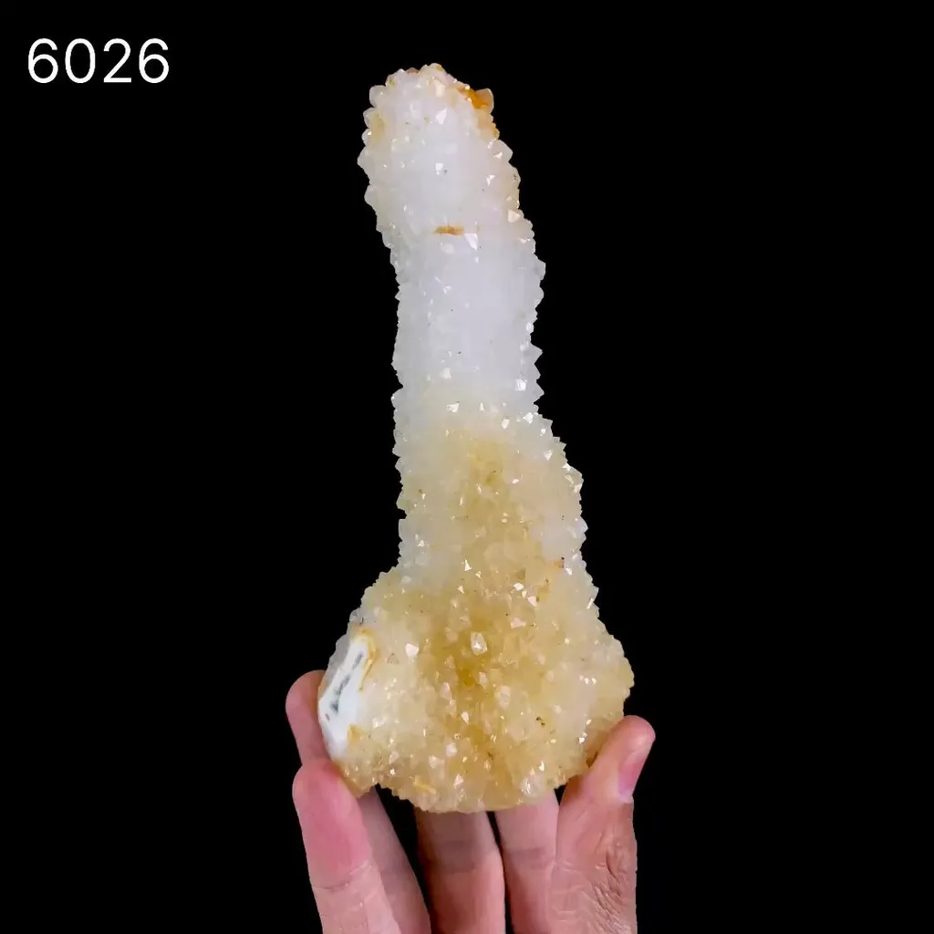 MM Quartz Stalactite Natural Mineral Specimen - image 6