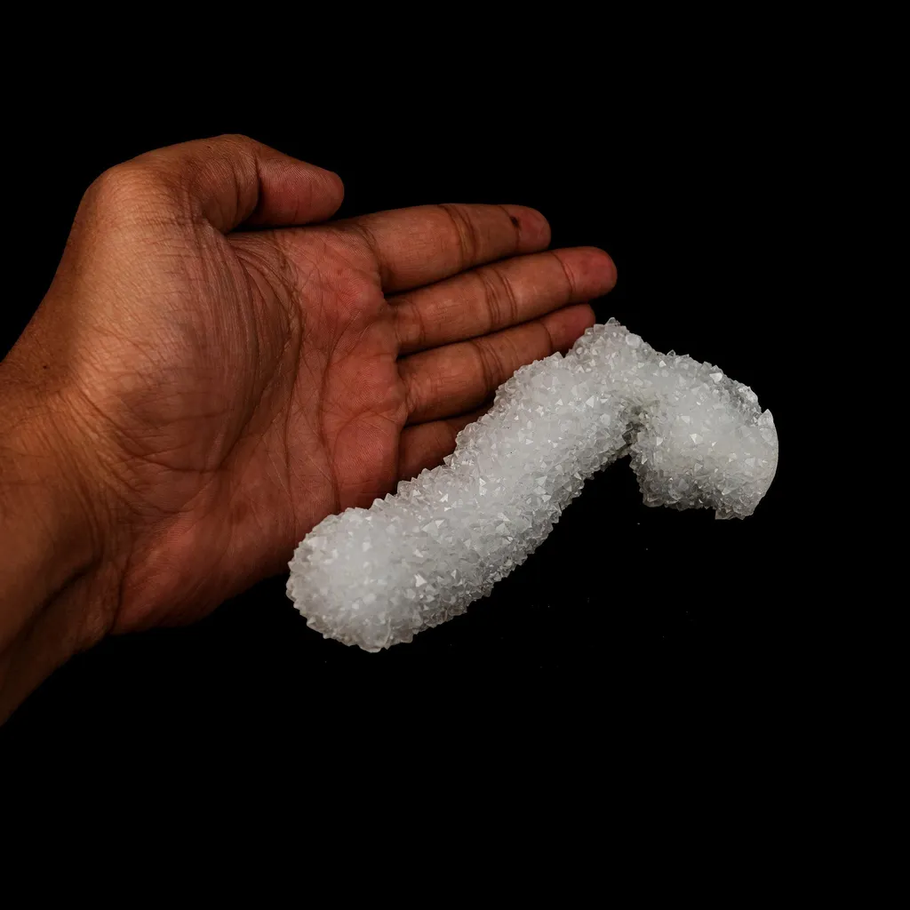 MM Quartz Stalactite Natural Mineral Specimen - image 4