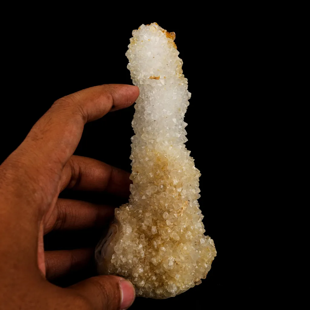 MM Quartz Stalactite Natural Mineral Specimen - image 4