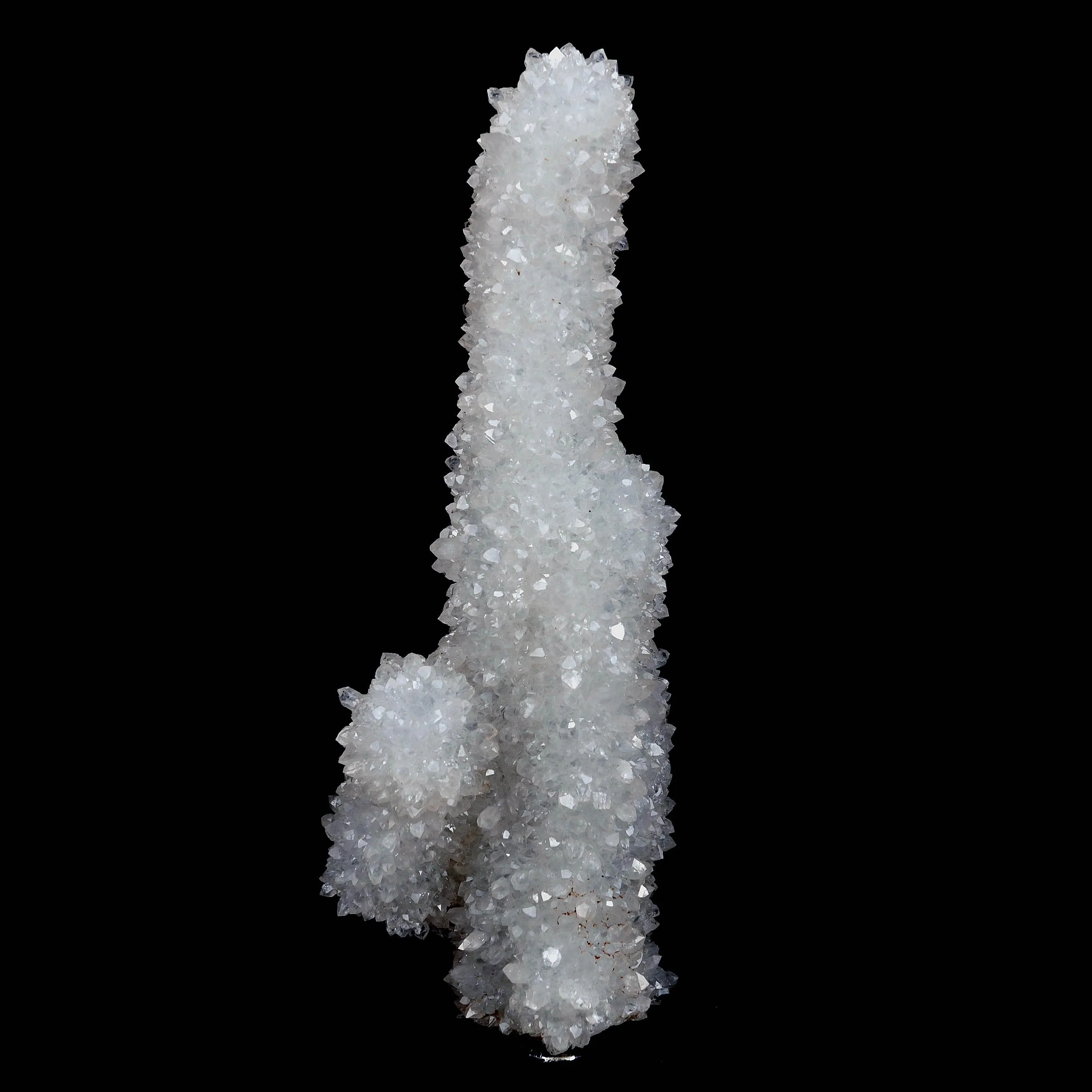 MM Quartz Stalactite with Sparkling Crystals Natural Mineral Specimen - image 1