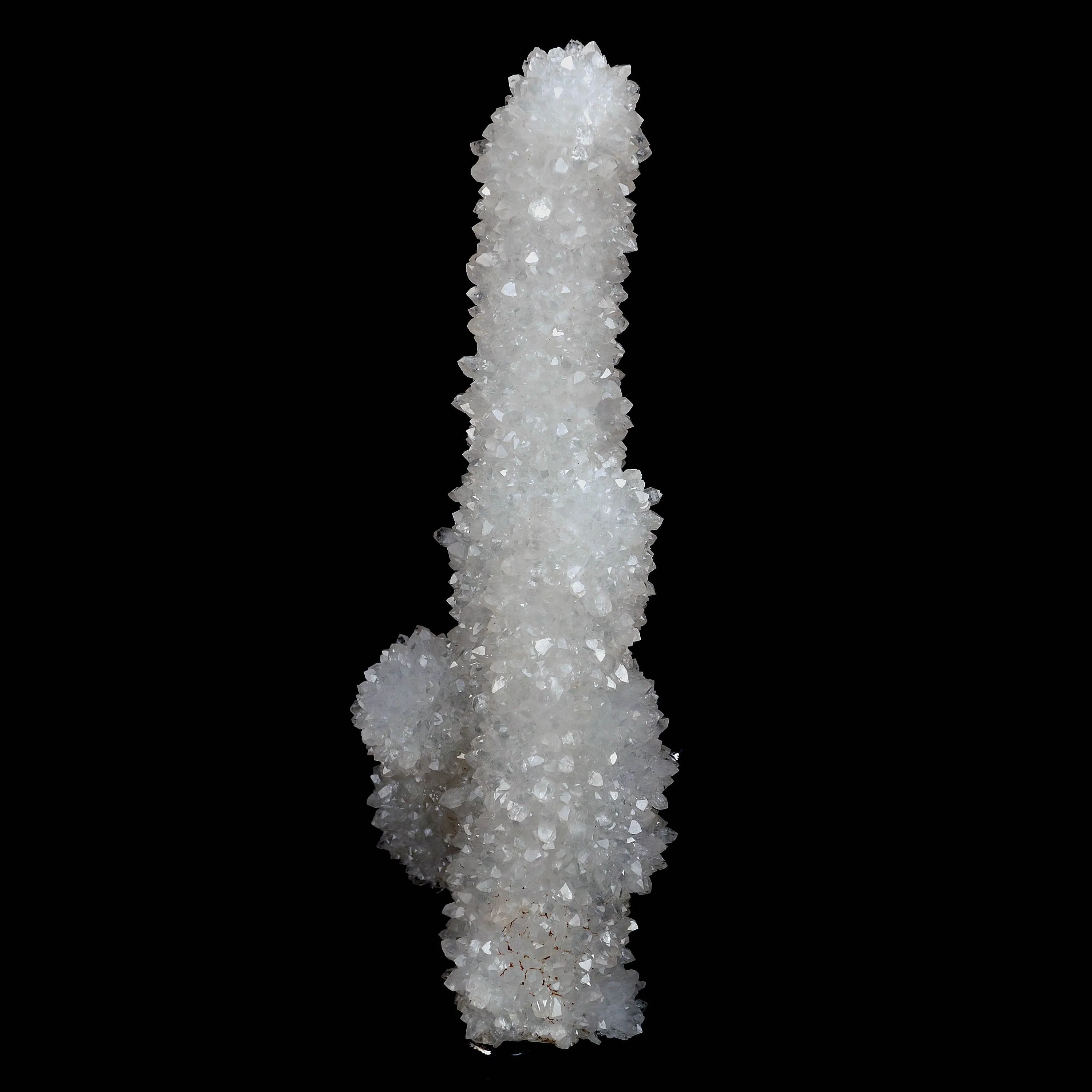 MM Quartz Stalactite with Sparkling Crystals Natural Mineral Specimen - image 3