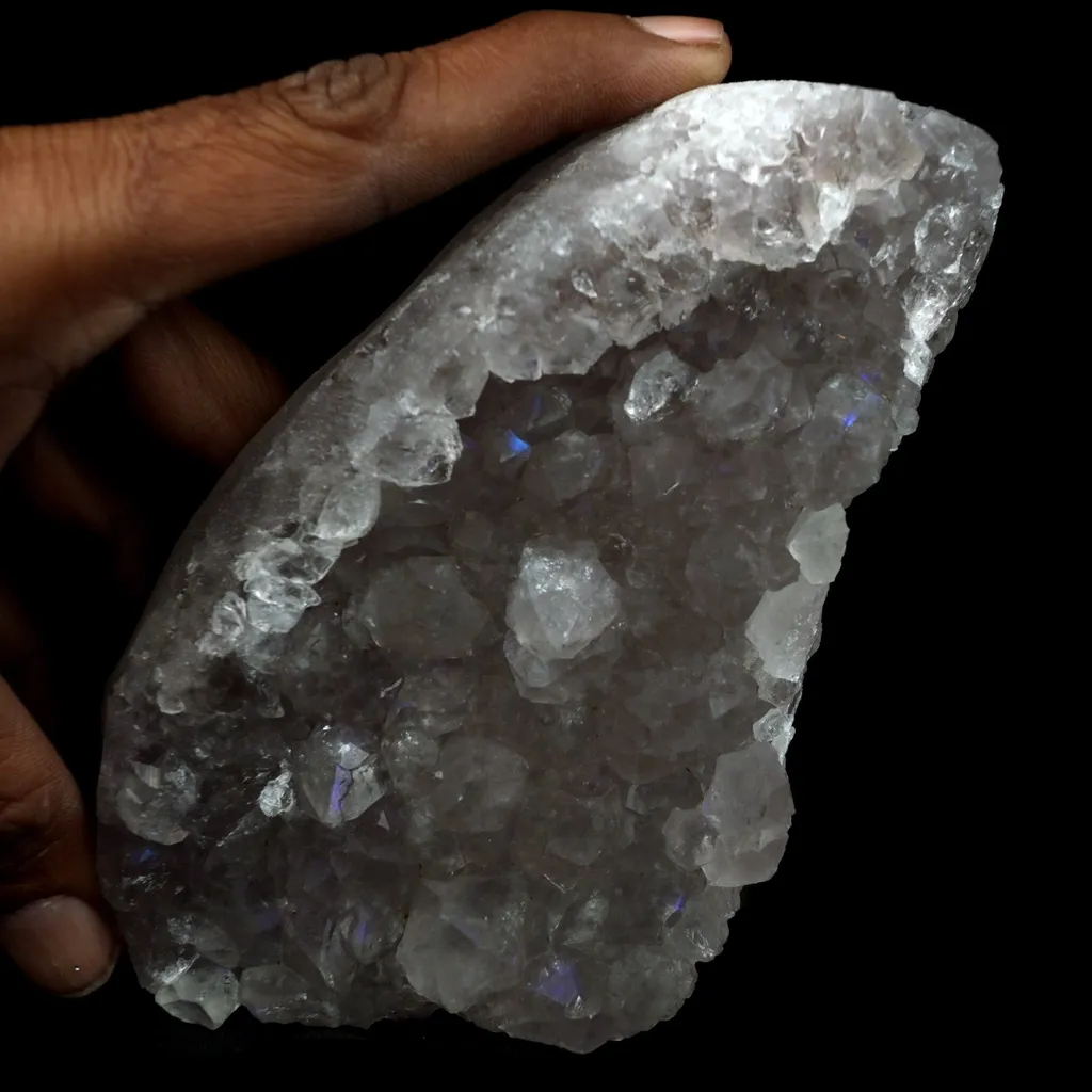 MM Quartz with Rainbow Effect 'Anandalite' Natural Mineral Specimen - image 4