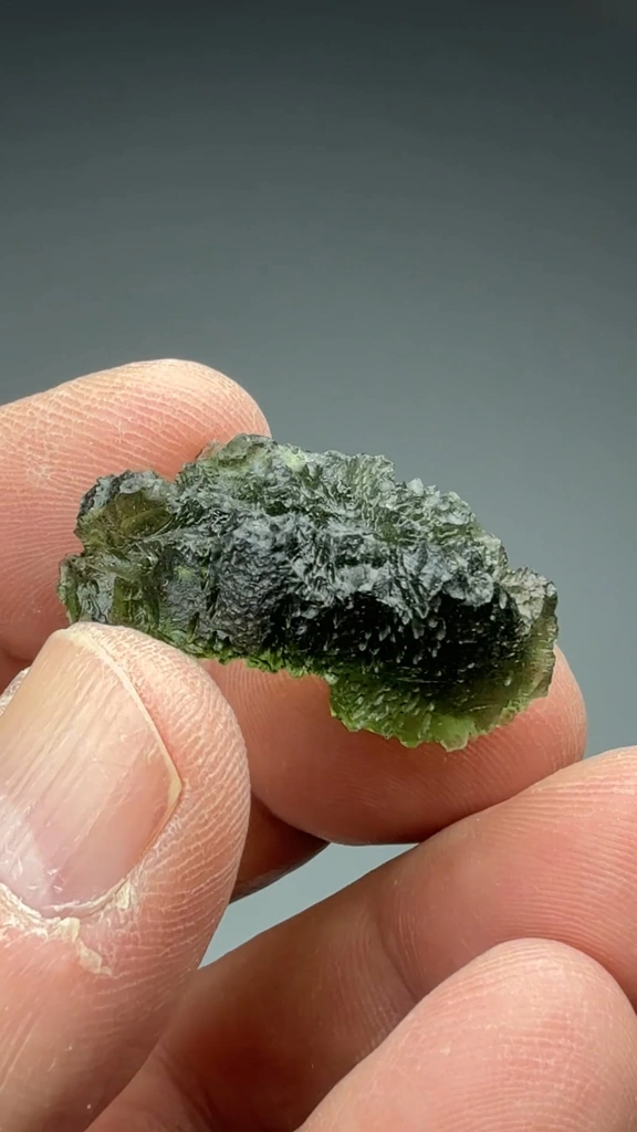 Moldavite from Bohemia, Czech Republic - image 2