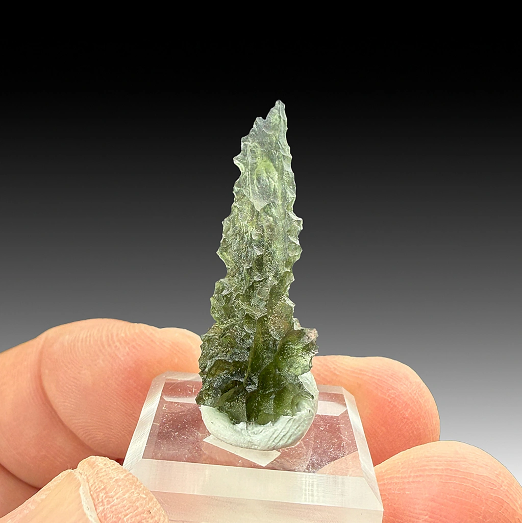 Moldavite from Bohemia, Czech Republic - image 1