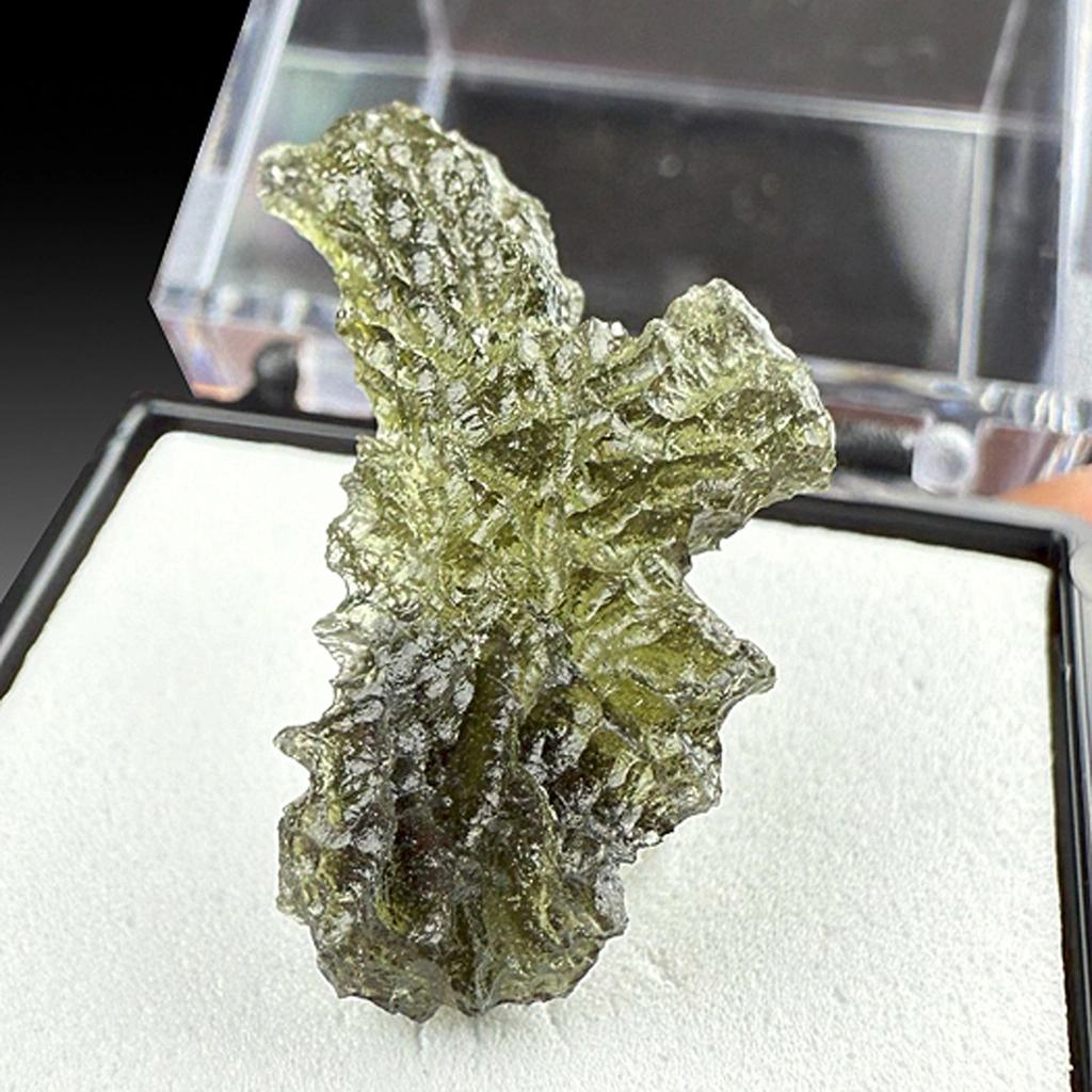 Moldavite from Bohemia, Czech Republic - image 1