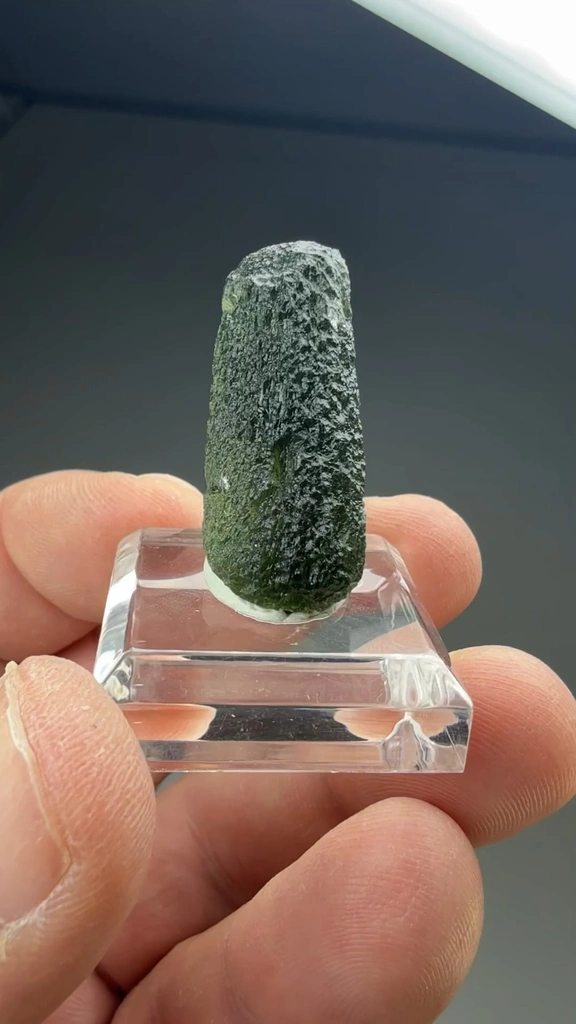 Moldavite from Bohemia, Czech Republic - image 2
