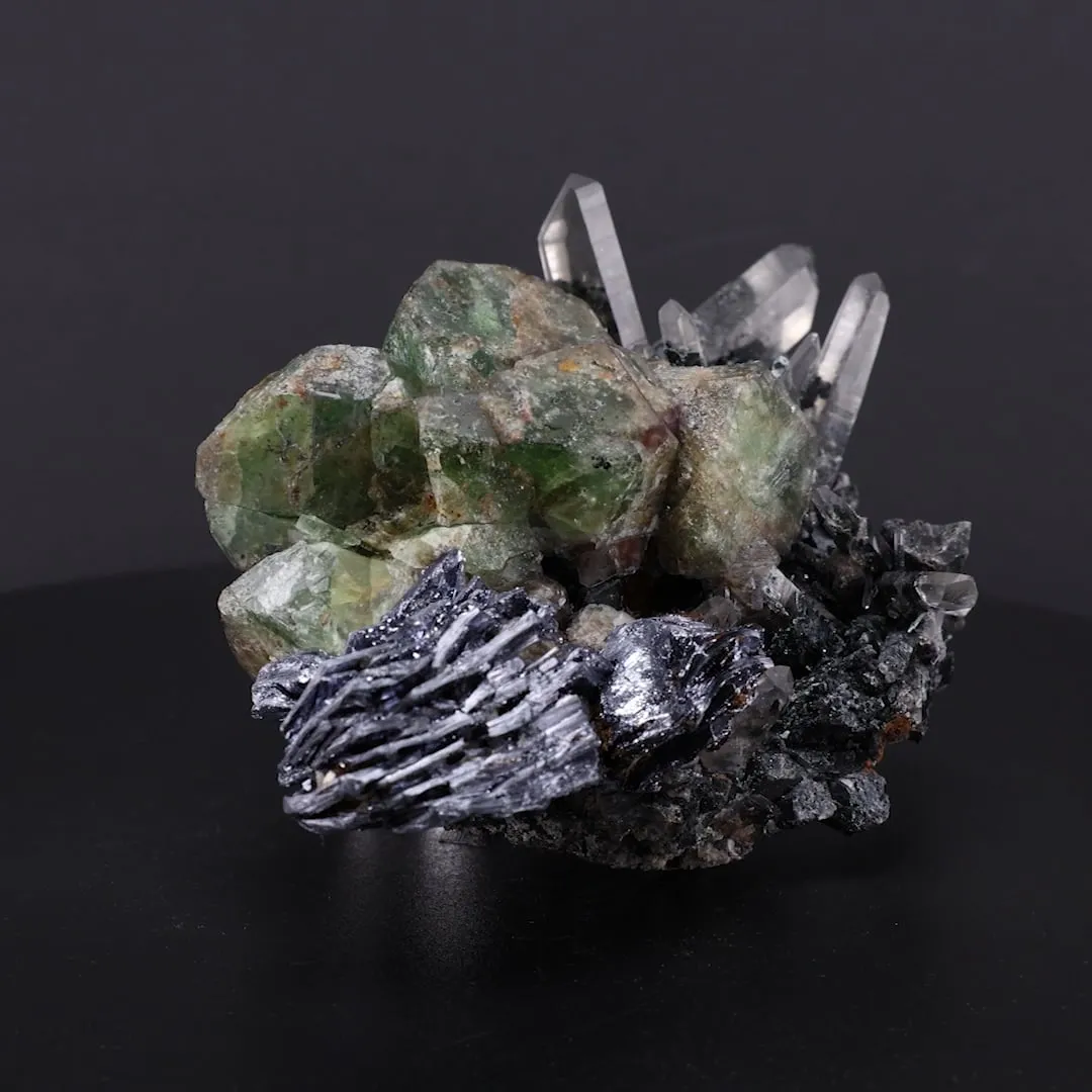 Molybdenite, Fluorite, Quartz - image 2