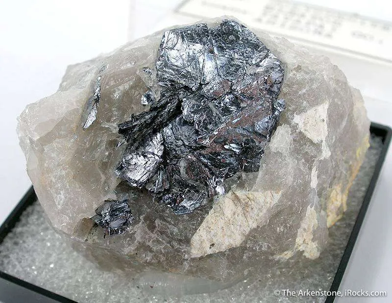 Molybdenite in Quartz image