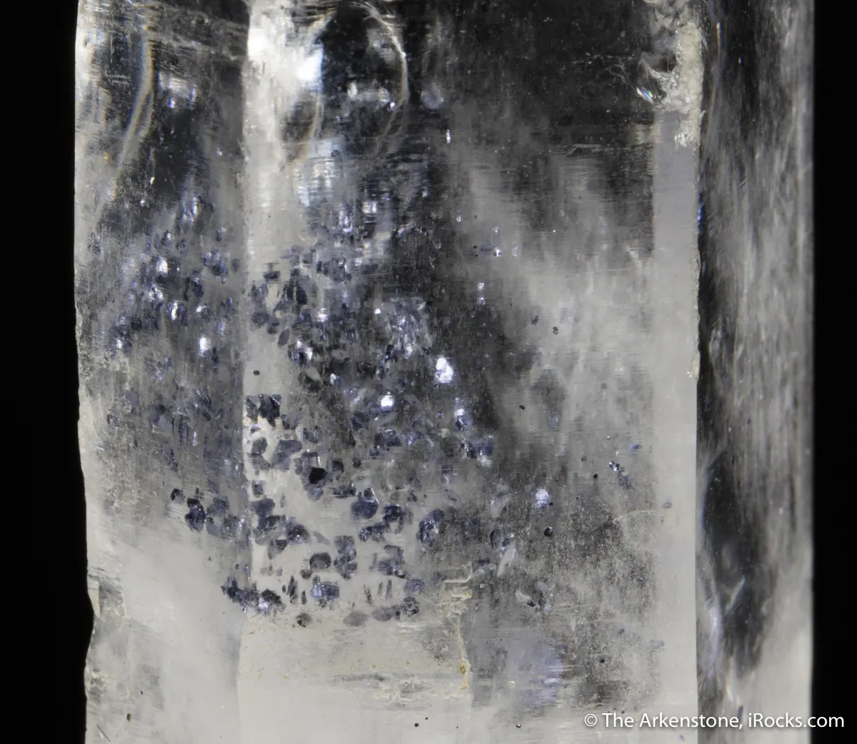 Molybdenite included in Quartz - image 3