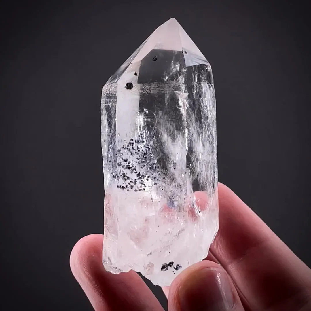 Molybdenite included in Quartz - image 1