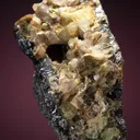 Molybdenite on Beryl var. Aquamarine - image 4
