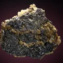 Molybdenite on Beryl var. Aquamarine - image 2