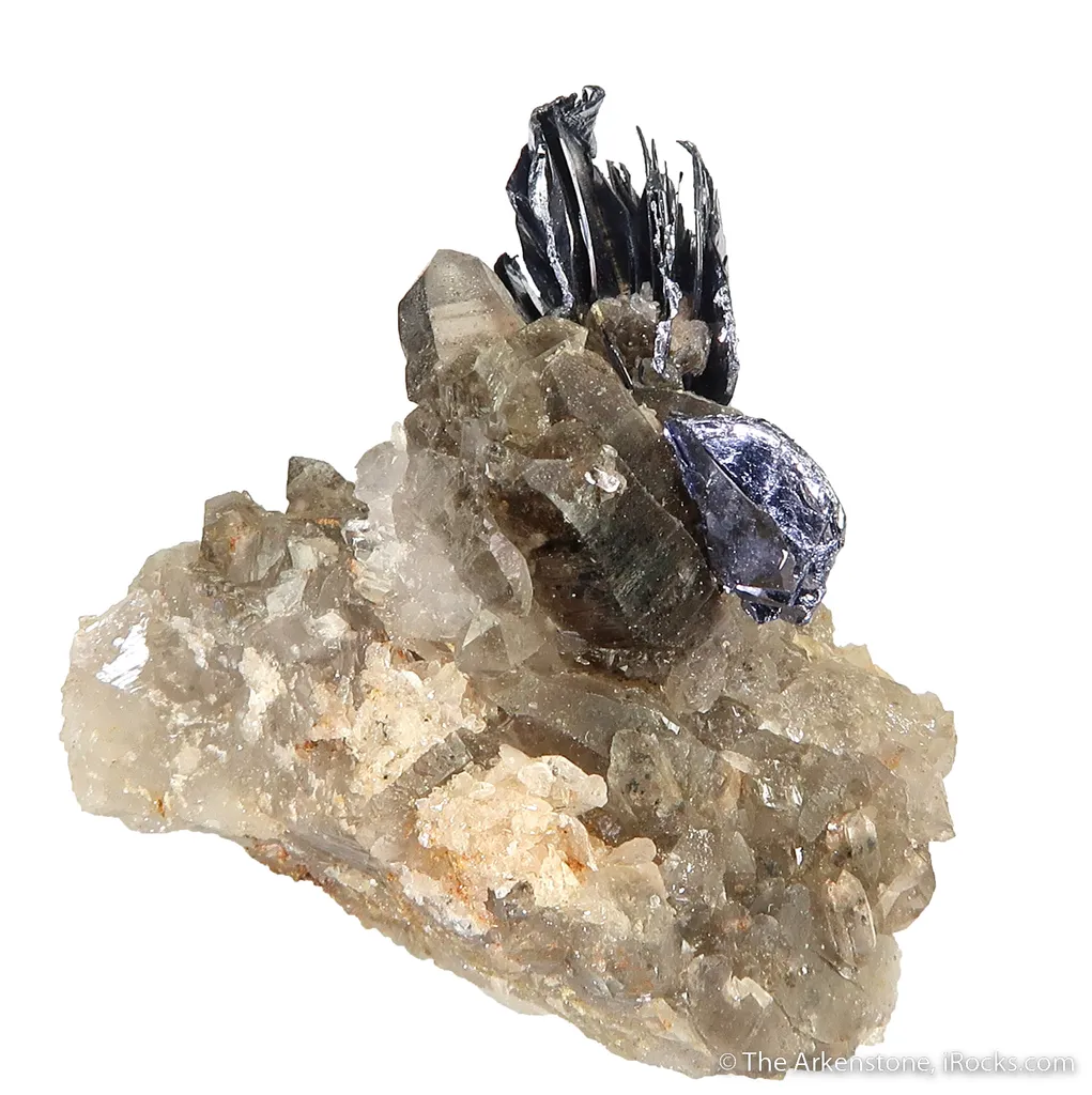 Molybdenite on Quartz - image 3