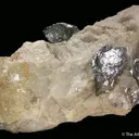 Molybdenite on Quartz - image 1