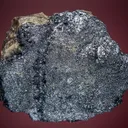 Molybdenite on Quartz and Beryl var. Aquamarine - image 1