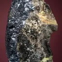 Molybdenite on Quartz and Beryl var. Aquamarine - image 4