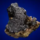 Molybdenite on Quartz and Beryl var. Aquamarine - image 1