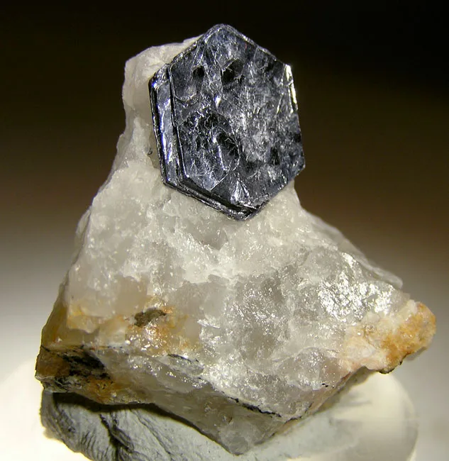 Molybdenite, Quartz image