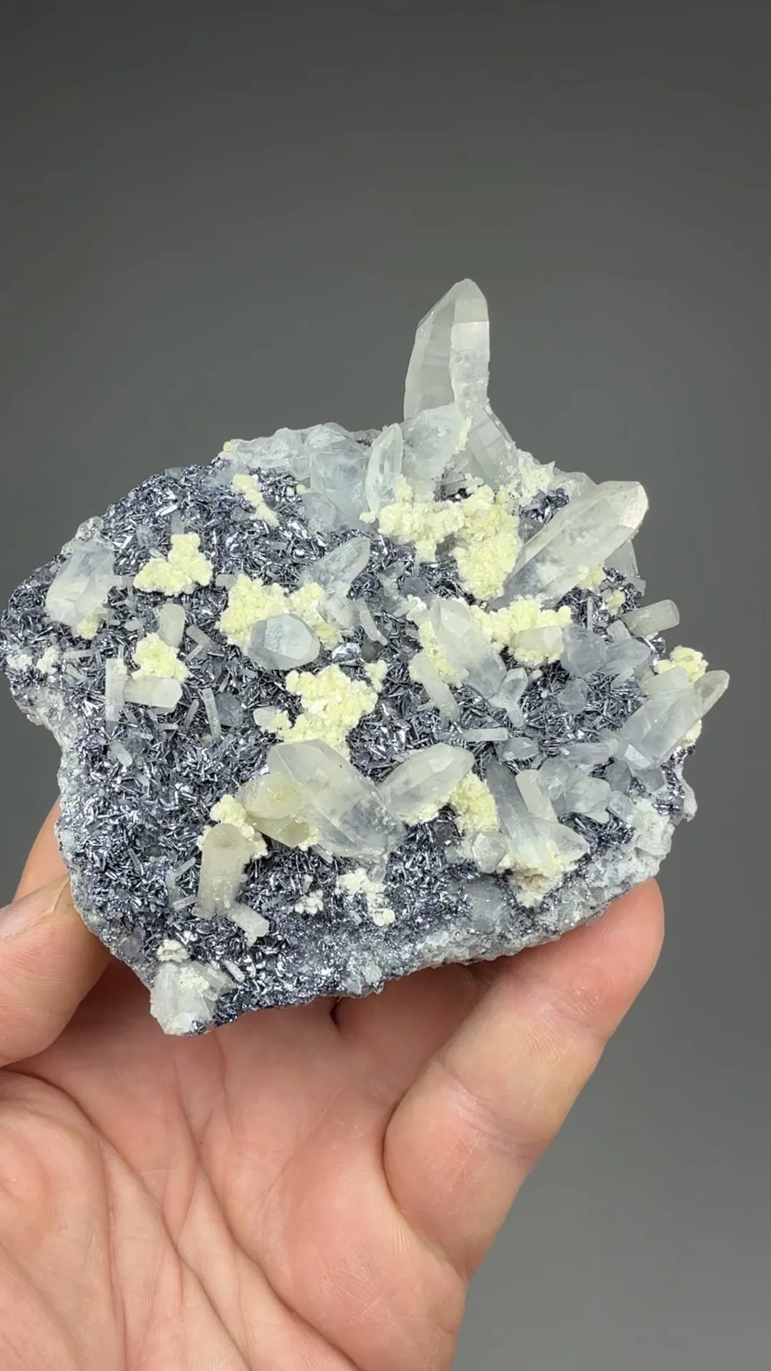 Molybdenite with Fluorapatite, Quartz - image 2