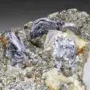 Molybdenite with Fluorite - image 1