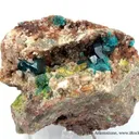 Molybdofornacite (Tl), Dioptase and Wulfenite - image 1