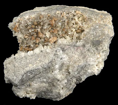 Monazite-(Ce), Quartz image