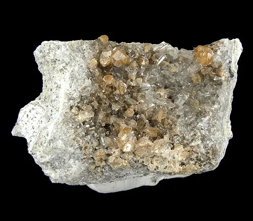 Monazite-(Ce), Quartz image