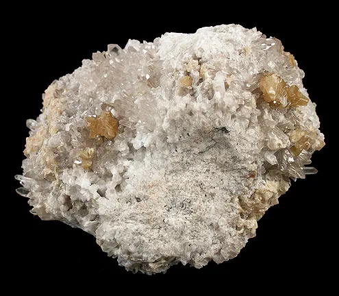 Monazite-(Ce), Quartz image